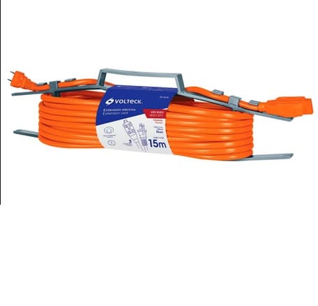 Extension electrica anaranjada 15 m