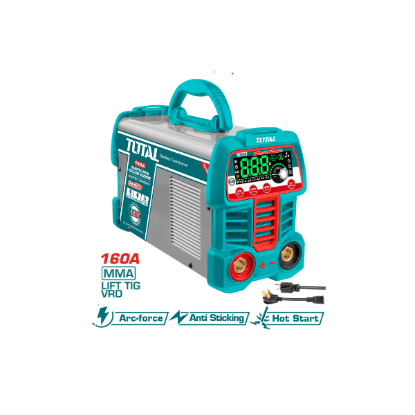 Soldador inverter total de 160 A