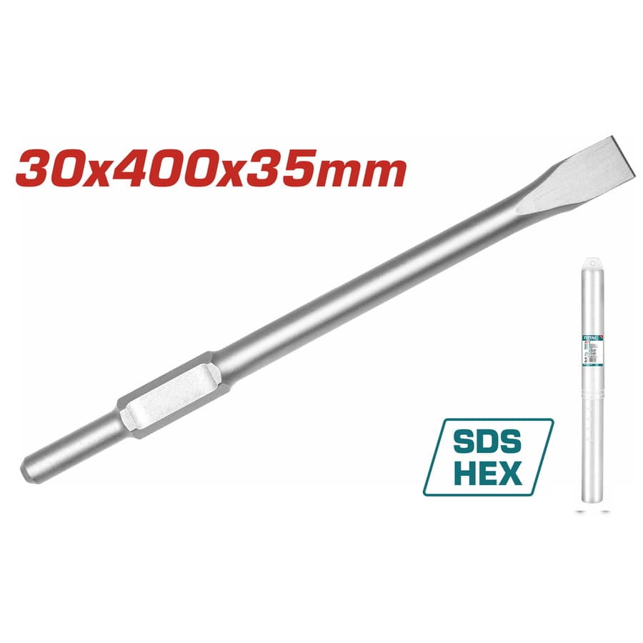 Cincel hexagonal para demoledor plano