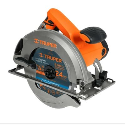Sierra circular electrica de 7 1/4 pulgadas truper