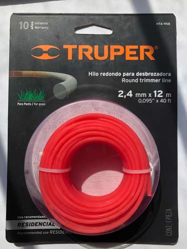 Hilo para orilladora de 2.4 mm