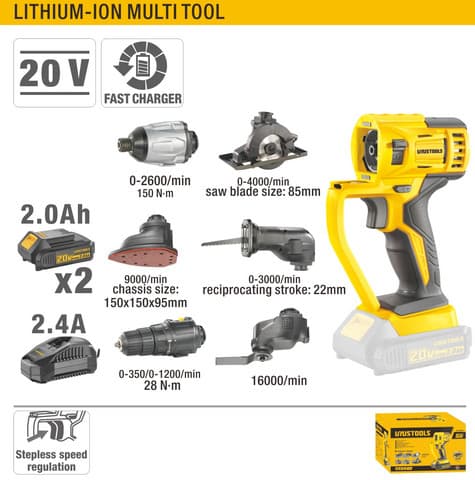 Multiherramienta inalambrica
